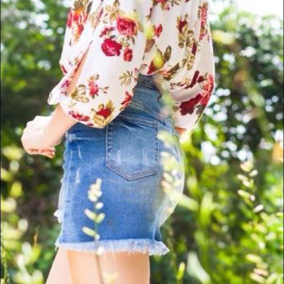 jean skirt - Picture 2 of 2